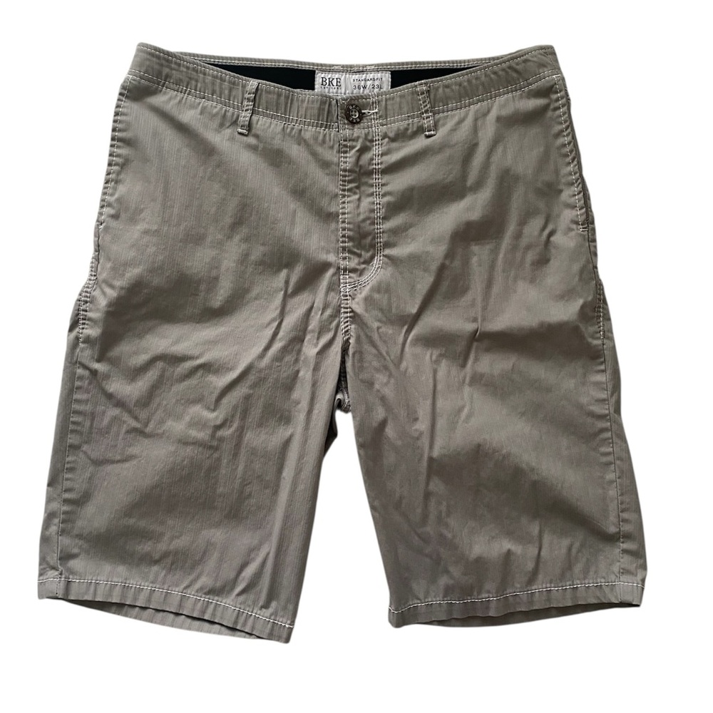 BKE Standard Fit Shorts - Light Gray